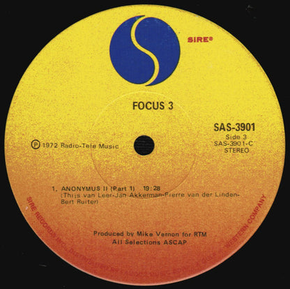 Focus (2) : Focus 3 (2xLP, Album, Scr)