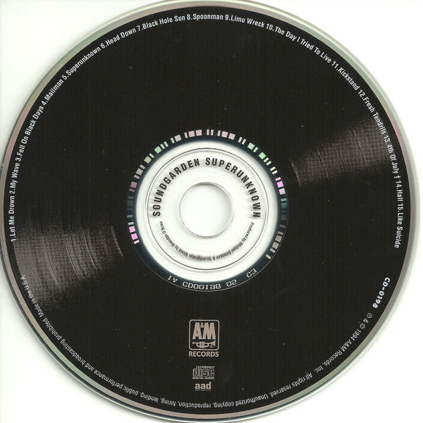 Soundgarden : Superunknown (CD, Album, Club)