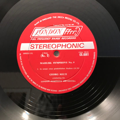 Mahler* - London Symphony*, Georg Solti : Symphony No. 9 (2xLP, Album + Box)