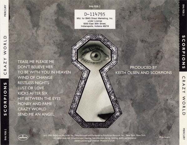 Buy Scorpions : Crazy World (CD, Album, Club, BMG) Online for a