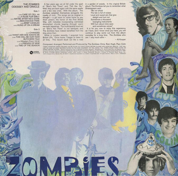 The Zombies : Odessey And Oracle (LP, Album, RE, RM)