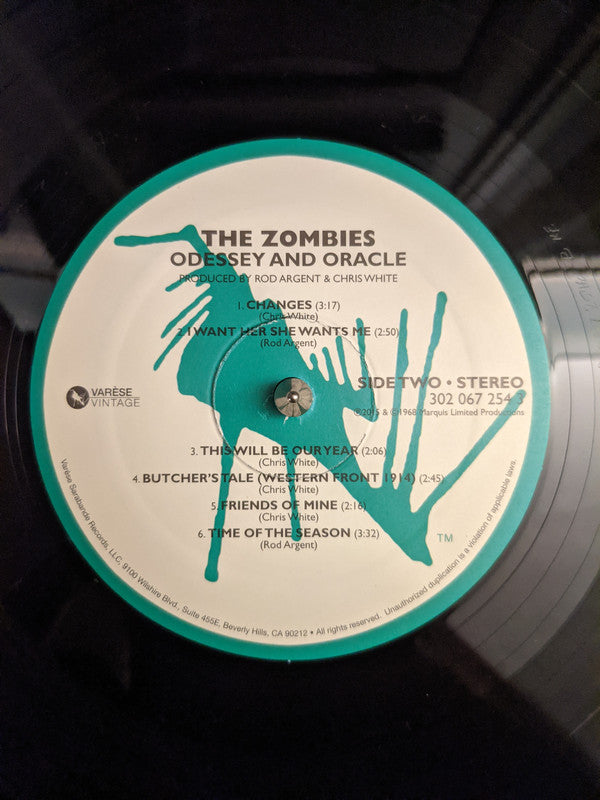 The Zombies : Odessey And Oracle (LP, Album, RE, RM)