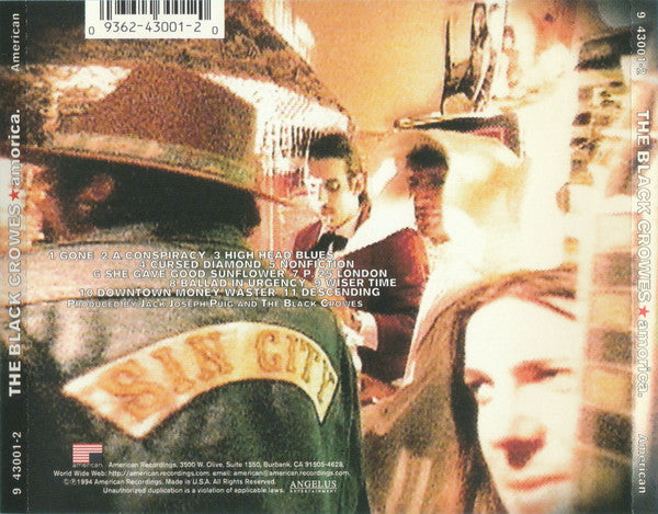 The Black Crowes : Amorica (CD, Album, ARC)