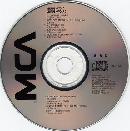 Steppenwolf : Steppenwolf 7 (CD, Album)