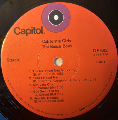 The Beach Boys : California Girls (LP, Album, RE)