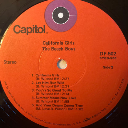 The Beach Boys : California Girls (LP, Album, RE)