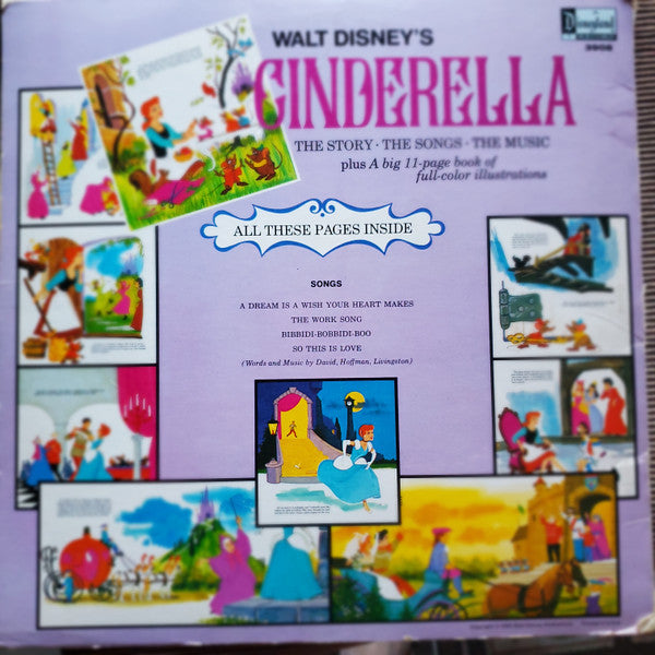 Various : Cinderella - The Story And The Songs (LP, Mono, RE, Rai)