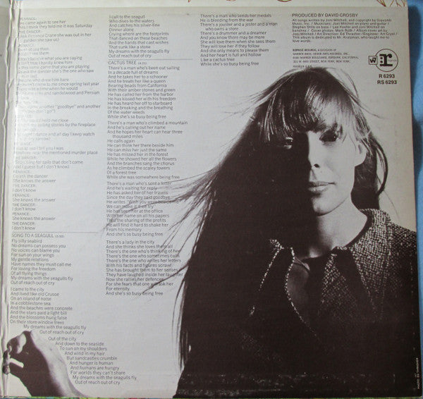 Joni Mitchell : Song To A Seagull (LP, Album, Ter)