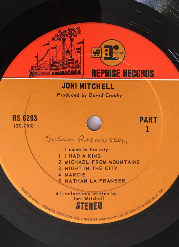 Joni Mitchell : Song To A Seagull (LP, Album, Ter)