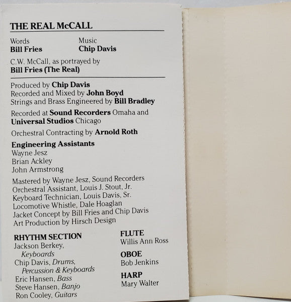 C.W. McCall : The Real McCall (An American Storyteller) (Cass)