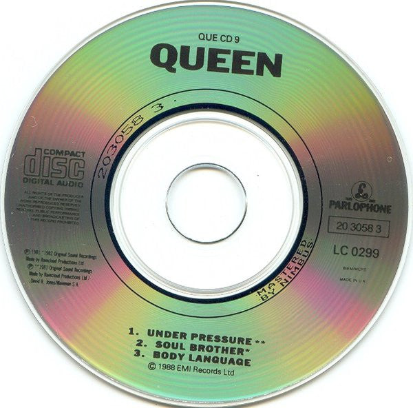Queen & David Bowie : Under Pressure (CD, Mini, Maxi)