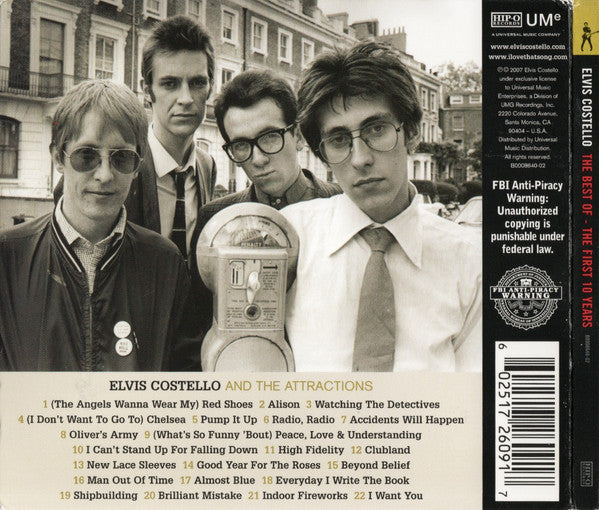 Elvis Costello : The Best Of Elvis Costello - The First 10 Years (CD, Comp, RE)