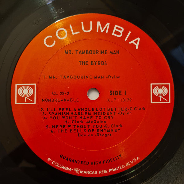 The Byrds : Mr. Tambourine Man (LP, Album, Mono, Pit)