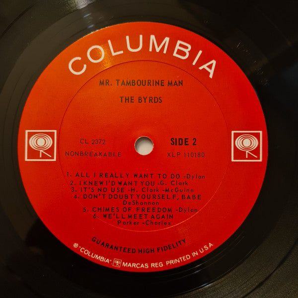 The Byrds : Mr. Tambourine Man (LP, Album, Mono, Pit)