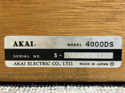 Akai 4000DS Reel to Reel Recorder * Fully Serviced * New Belts *