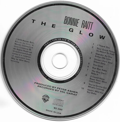Bonnie Raitt : The Glow (CD, Album, Club)