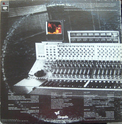 Ten Years After : Recorded Live (2xLP, Album, Ter)