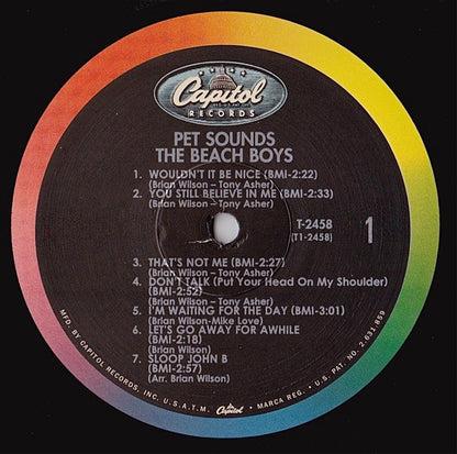 The Beach Boys : Pet Sounds (LP, Album, Mono, Ltd, RE, 180)