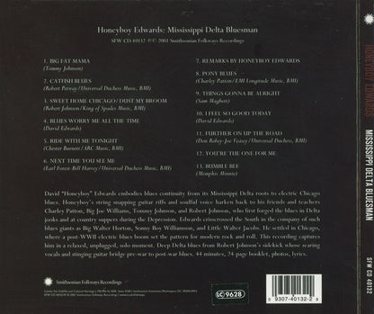 Honeyboy Edwards* : Mississippi Delta Bluesman (CD, Album, RE)