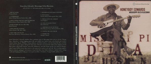 Honeyboy Edwards* : Mississippi Delta Bluesman (CD, Album, RE)