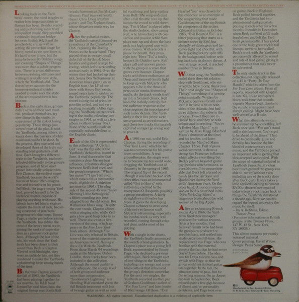 Yardbirds* : Favorites (LP, Comp, Pit)