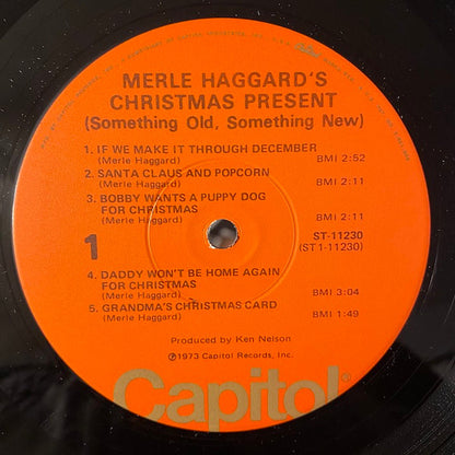 Merle Haggard : Merle Haggard's Christmas Present (LP, Win)