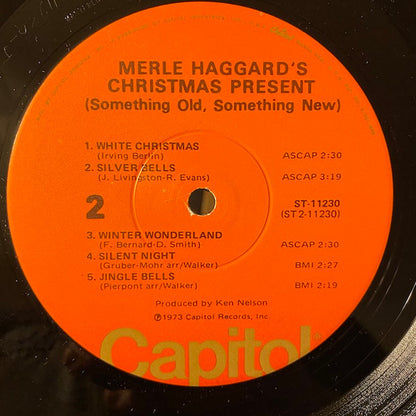 Merle Haggard : Merle Haggard's Christmas Present (LP, Win)