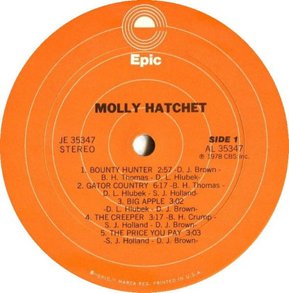 Molly Hatchet : Molly Hatchet (LP, Album, Pit)