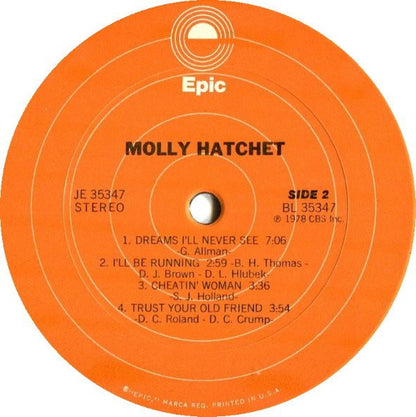 Molly Hatchet : Molly Hatchet (LP, Album, Pit)