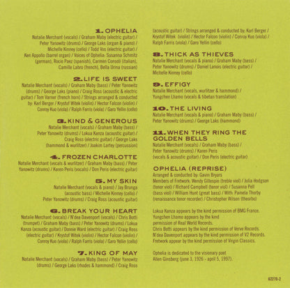 Natalie Merchant : Ophelia (HDCD, Album, RP)