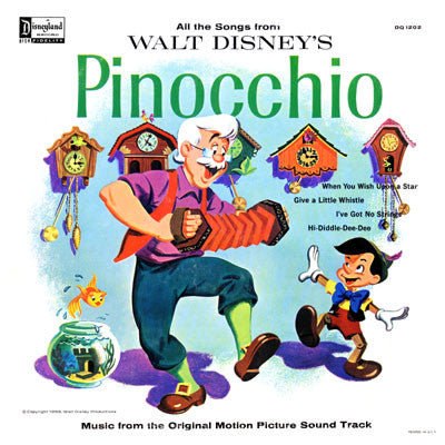 Various : Walt Disney's Pinocchio (LP, Album, RE)