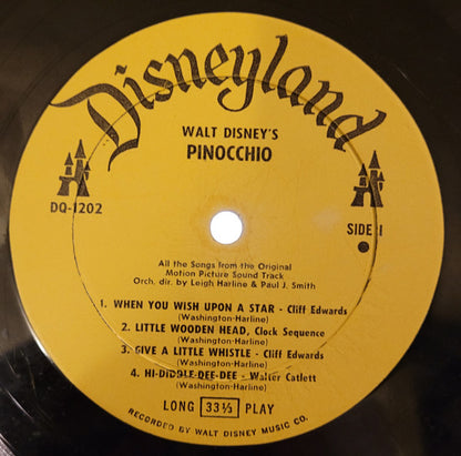 Various : Walt Disney's Pinocchio (LP, Album, RE)