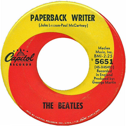 The Beatles : Paperback Writer / Rain (7", Single, Scr)