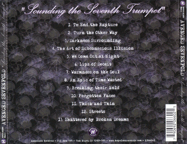 Avenged Sevenfold : Sounding The Seventh Trumpet (CD, Album, RE)
