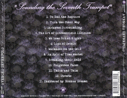 Avenged Sevenfold : Sounding The Seventh Trumpet (CD, Album, RE)