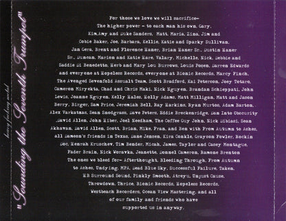 Avenged Sevenfold : Sounding The Seventh Trumpet (CD, Album, RE)