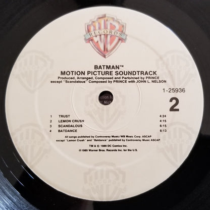 Prince : Batman™ (Motion Picture Soundtrack) (LP, Album)