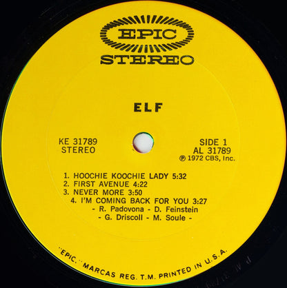 Elf (3) : Elf (LP, Album)