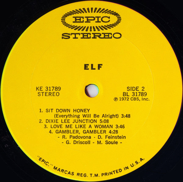 Elf (3) : Elf (LP, Album)