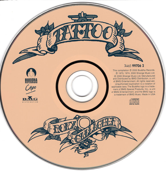 Rory Gallagher : Tattoo (CD, Album, RE, Arv)