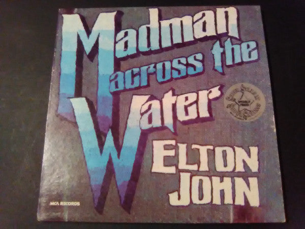 Elton John : Madman Across The Water (LP, Album, RE, Glo)