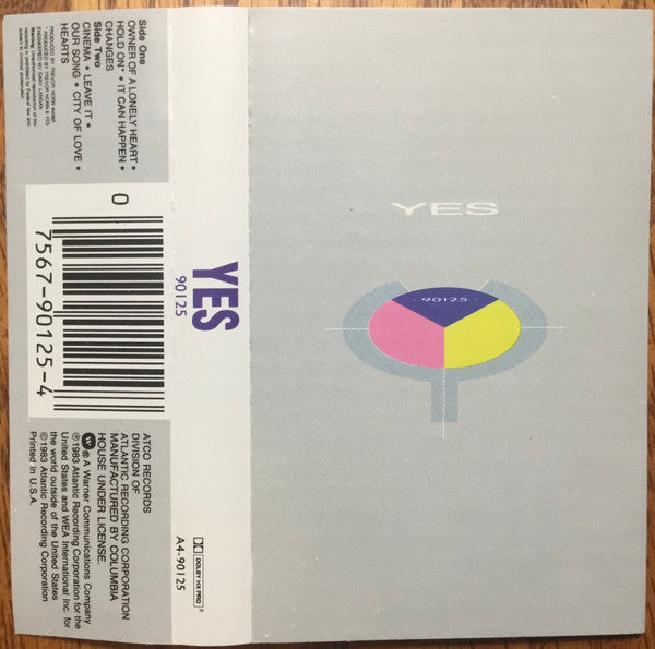 Yes : 90125 (Cass, Album, Club, Dol)