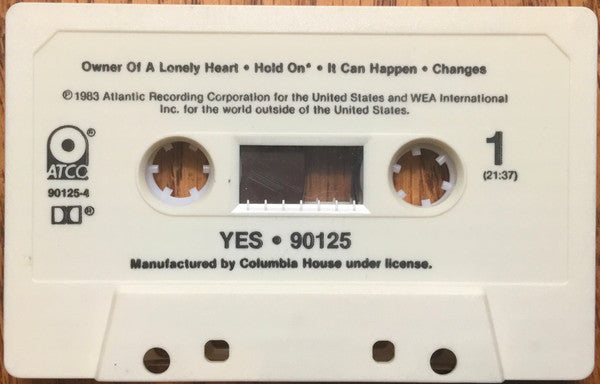Yes : 90125 (Cass, Album, Club, Dol)
