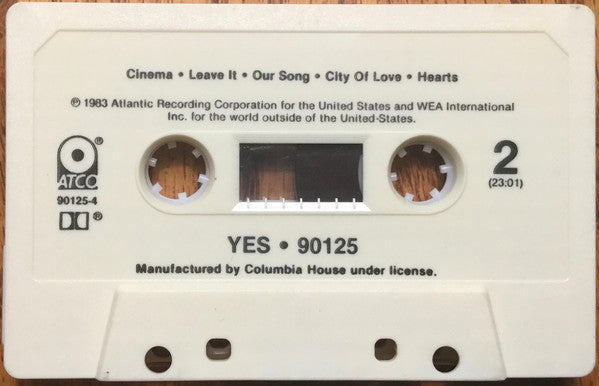 Yes : 90125 (Cass, Album, Club, Dol)