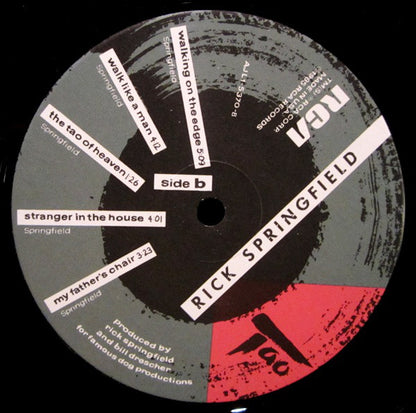 Rick Springfield : Tao (LP, Album, Ind)