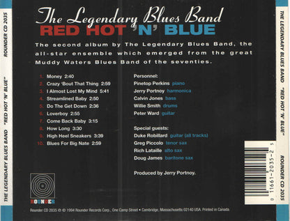 The Legendary Blues Band* : Red Hot 'N' Blue (CD, Album, RE)