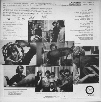 The Monkees : Headquarters (LP, Album, Mono, RE, 7 ()