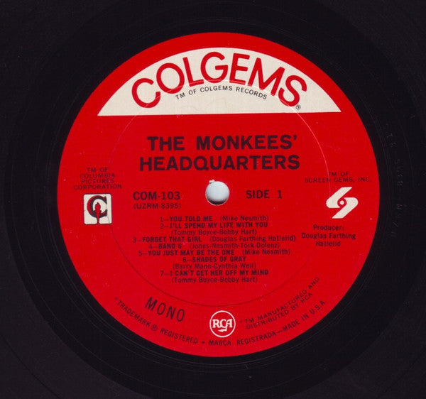 The Monkees : Headquarters (LP, Album, Mono, RE, 7 ()