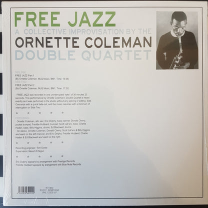 The Ornette Coleman Double Quartet : Free Jazz (LP, Album, RE)