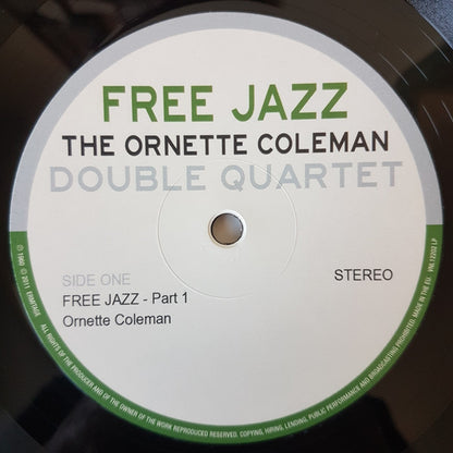 The Ornette Coleman Double Quartet : Free Jazz (LP, Album, RE)